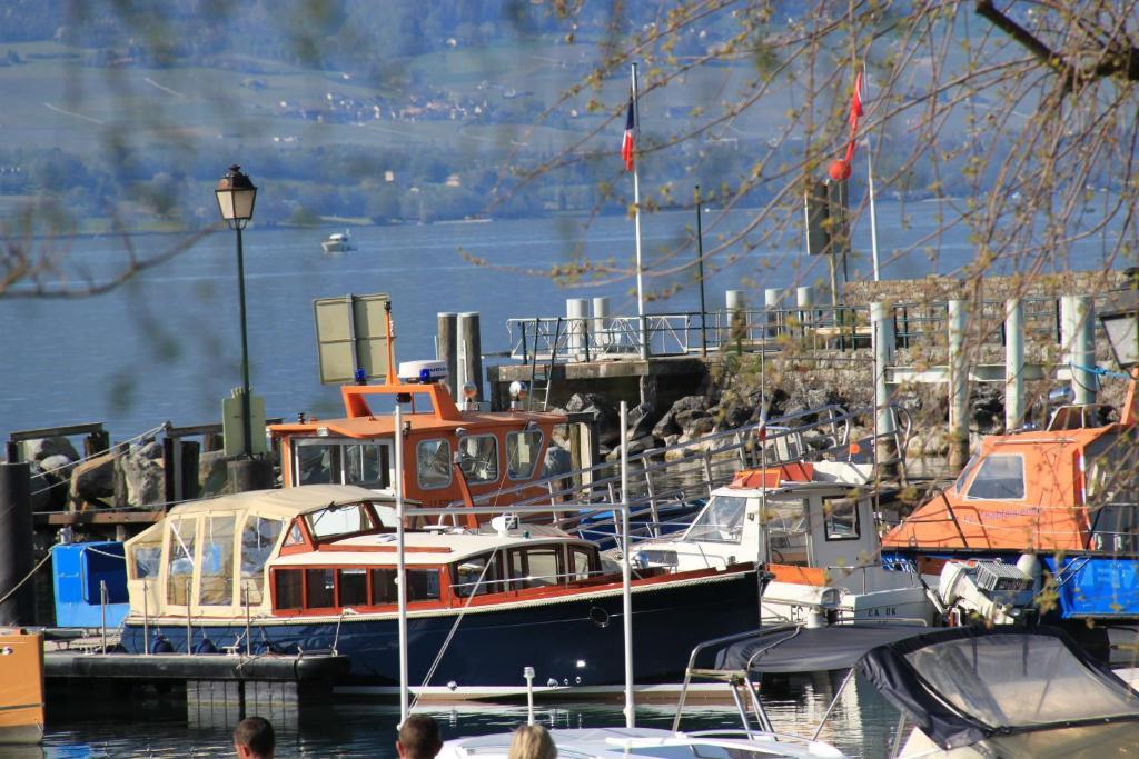 Hotel Restaurant Du Port Yvoire Exterior photo
